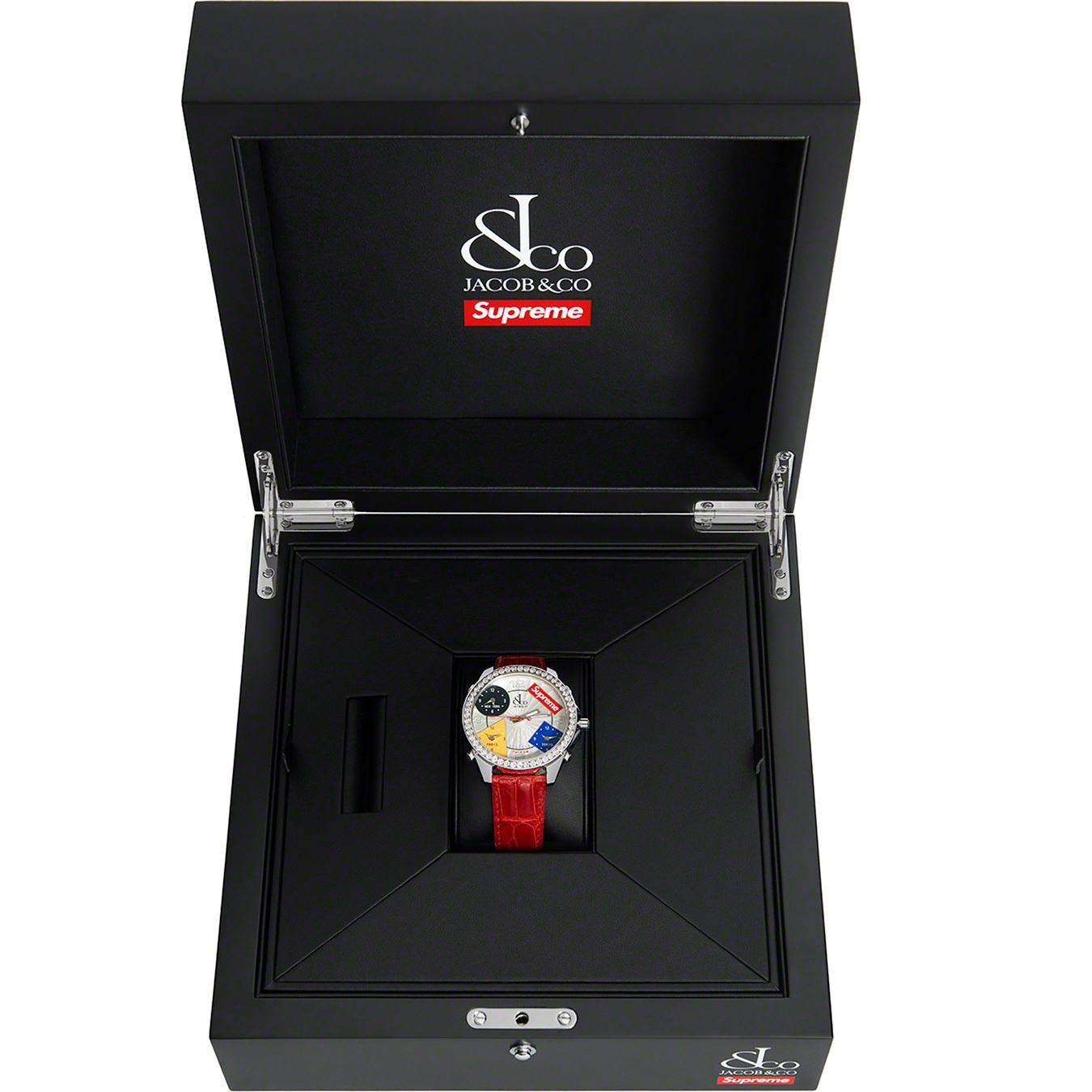 Supreme®/Jacob & Co Time Zone 40mm Watch view 8